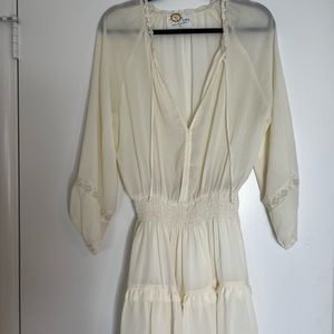 Blue life smocked waist dress